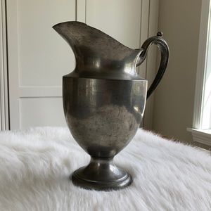 Vtg Trade Continental 805 Pewter Pitcher